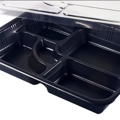 Embalagem plástica para delivery de comida oriental